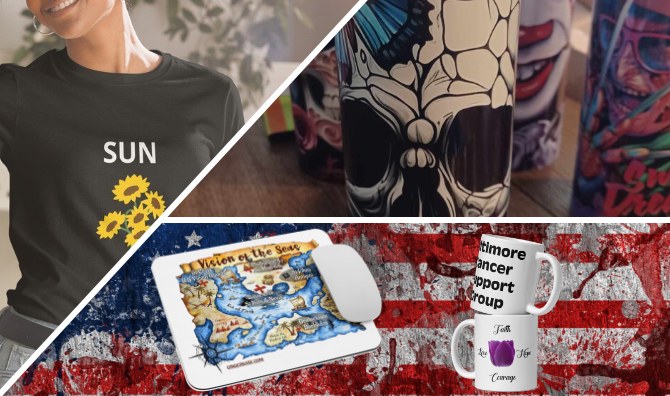 CUSTOMIZE PRINT ON ANY OF OUR ITEMS